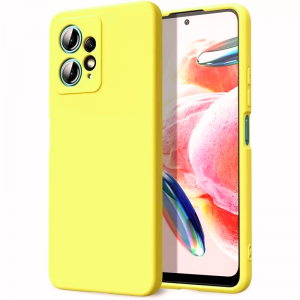 Θήκη Σιλικόνης Oem για Xiaomi Redmi Note 12 Pro Plus Κίτρινο